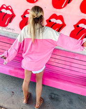Load image into Gallery viewer, Color Block Terry Cloth Shacket
