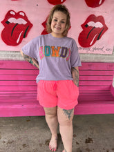Load image into Gallery viewer, Purple Sweet Claire Womens Graphic Tee, L/XL
