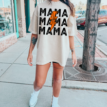 Load image into Gallery viewer, Basketball Mama Lightning bolt custom name and number tee
