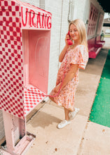 Load image into Gallery viewer, Floral Gauze Mini Dress
