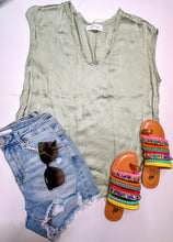 Load image into Gallery viewer, Sage Dear John Womens Top, Medium
