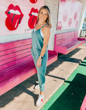 Load image into Gallery viewer, French Terry Jumpsuit w/Pockets
