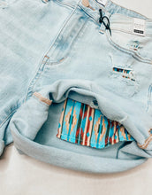 Load image into Gallery viewer, Judy Blue Aztec print pocket shorts 150137
