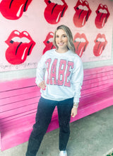 Load image into Gallery viewer, Babe Leopard Crewneck
